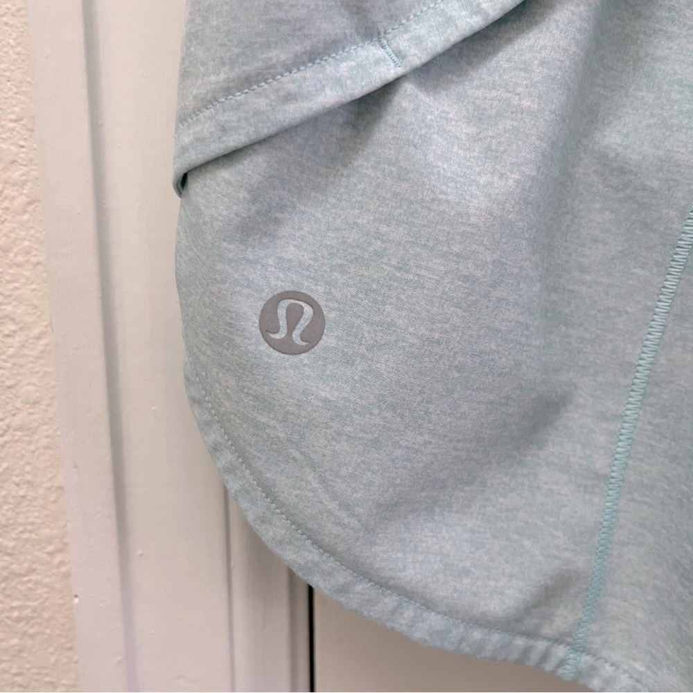 Lululemon Speed Up Short 2.5" Heather Lux Multi Icing Blue/Icing Blue - Picture 8 of 12